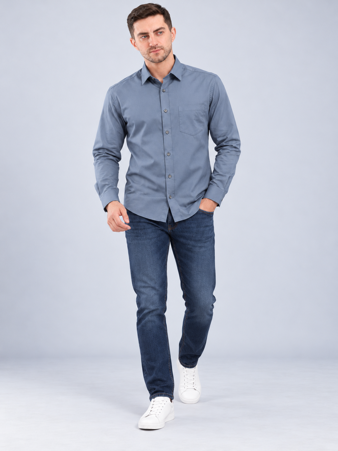 Men’s Premium Plain Casual Shirt