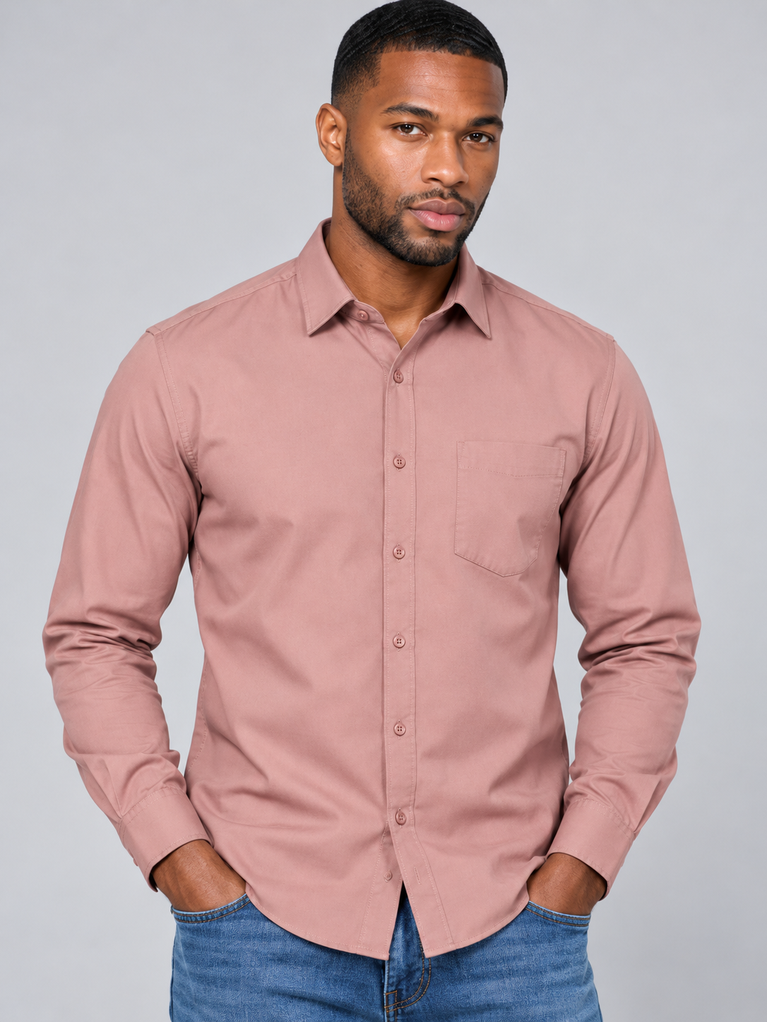 Men’s Premium Plain Casual Shirt