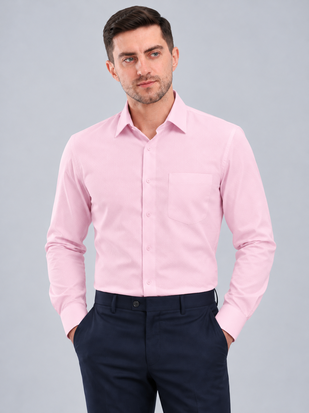Men’s Premium Solid Formal Shirt