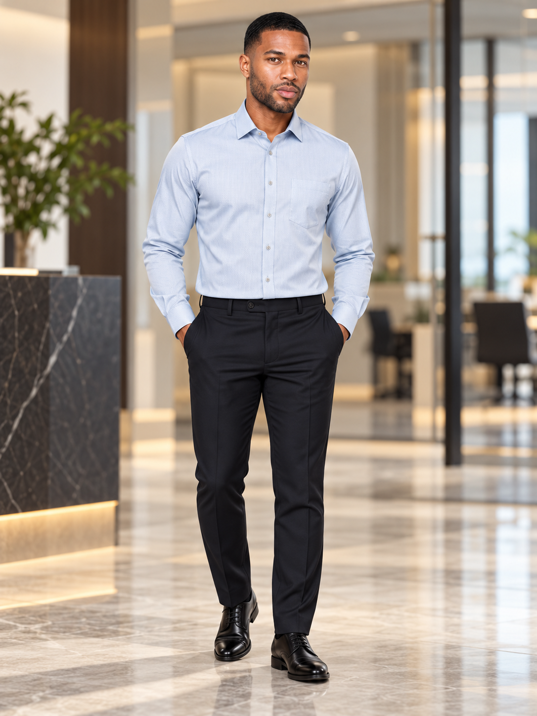 Men’s Premium Solid Formal Shirt