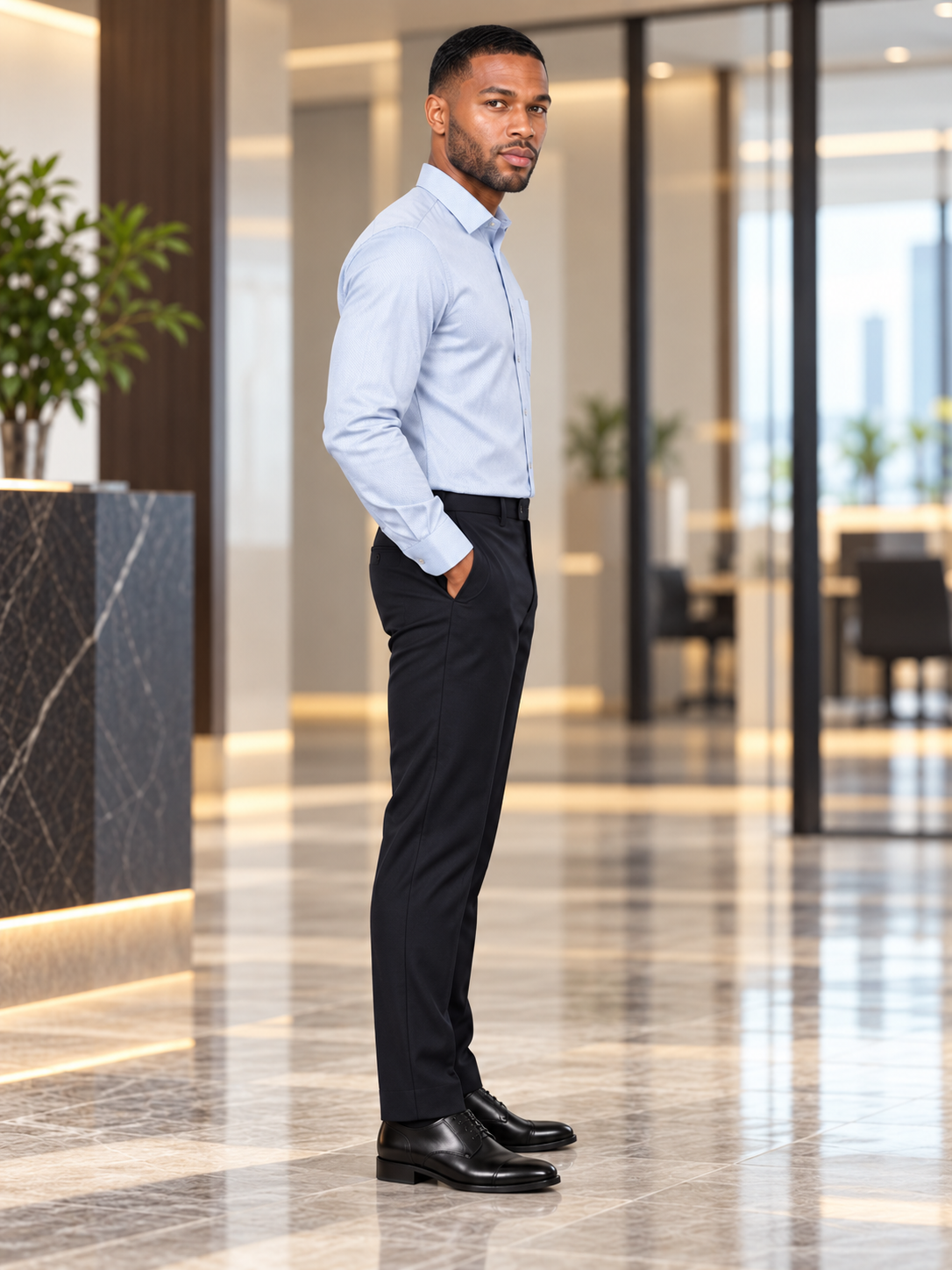 Men’s Premium Solid Formal Shirt