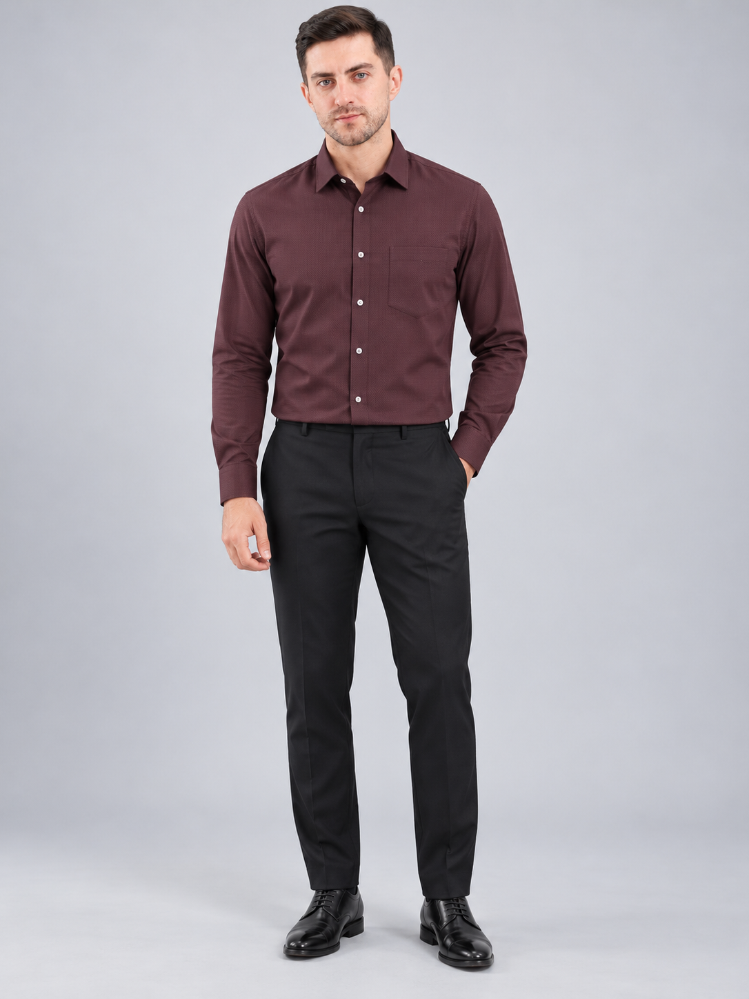 Men’s Premium Solid Formal Shirt