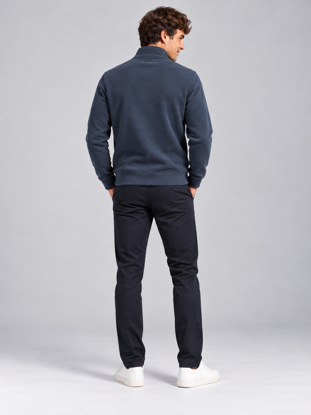 Men’s Premium Full-Zipper Casual Sweatshirt