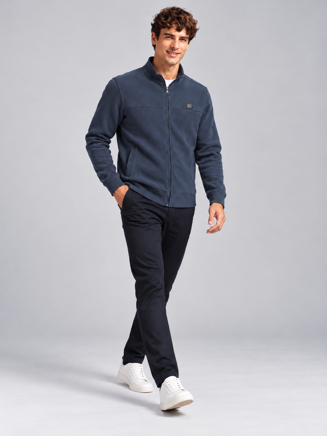 Men’s Premium Full-Zipper Casual Sweatshirt
