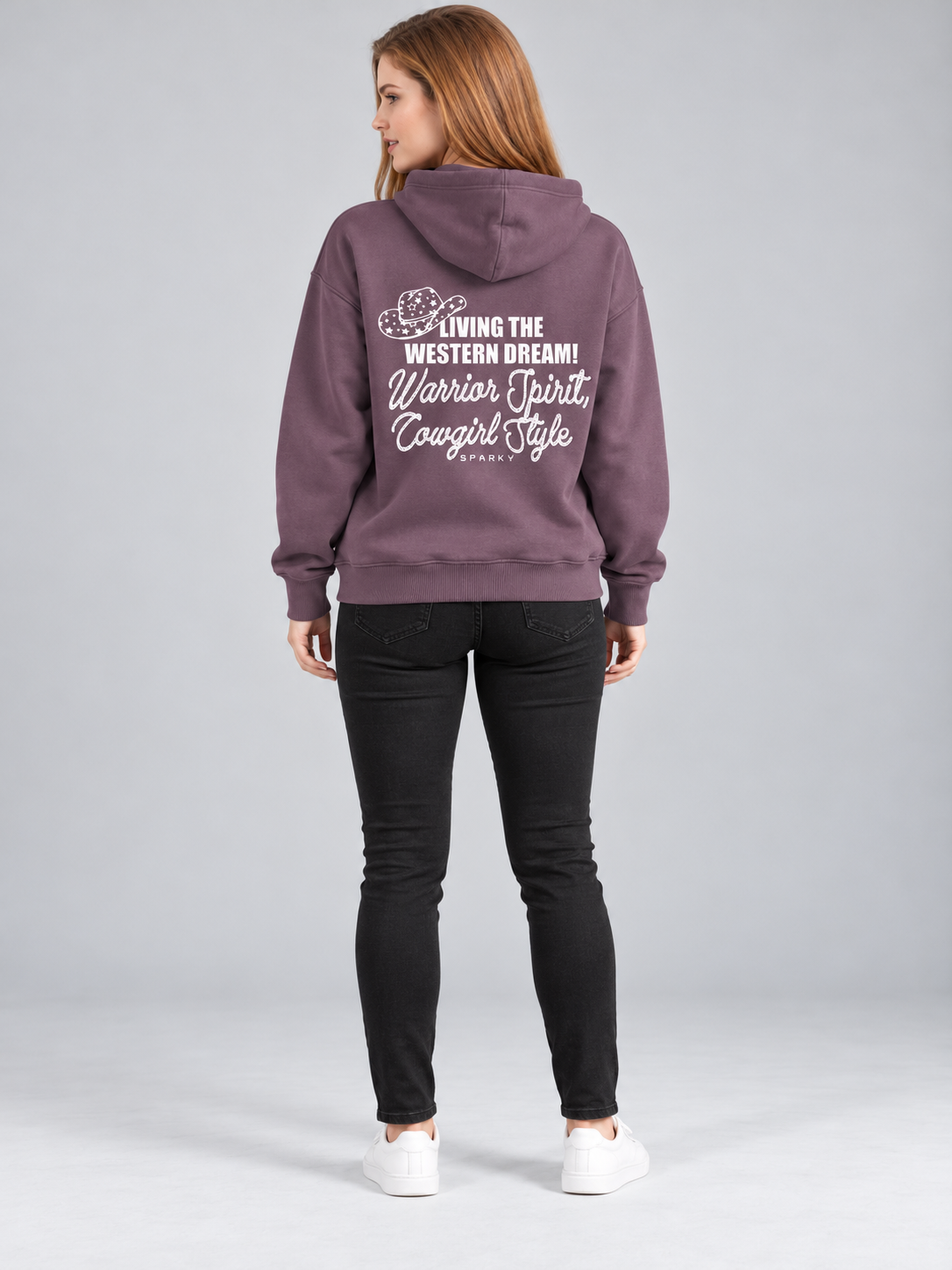 Women’s Primium Sweatshirt Purple Colour Solid Hooded