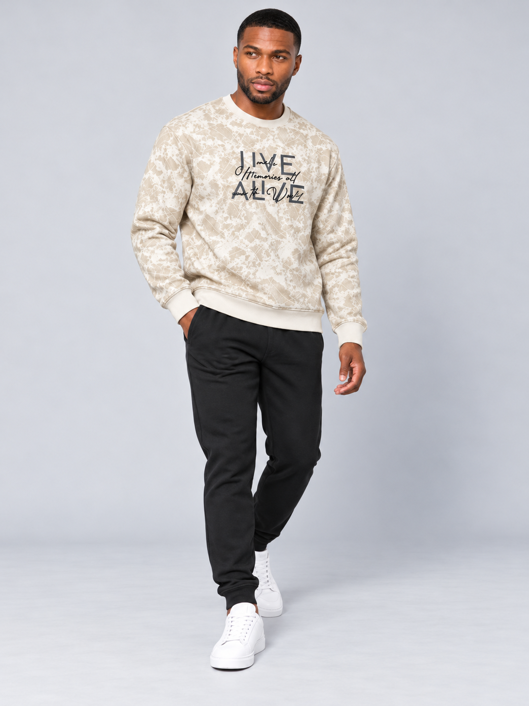 Butter Colour Regular Fit  Primium Sweatshirt