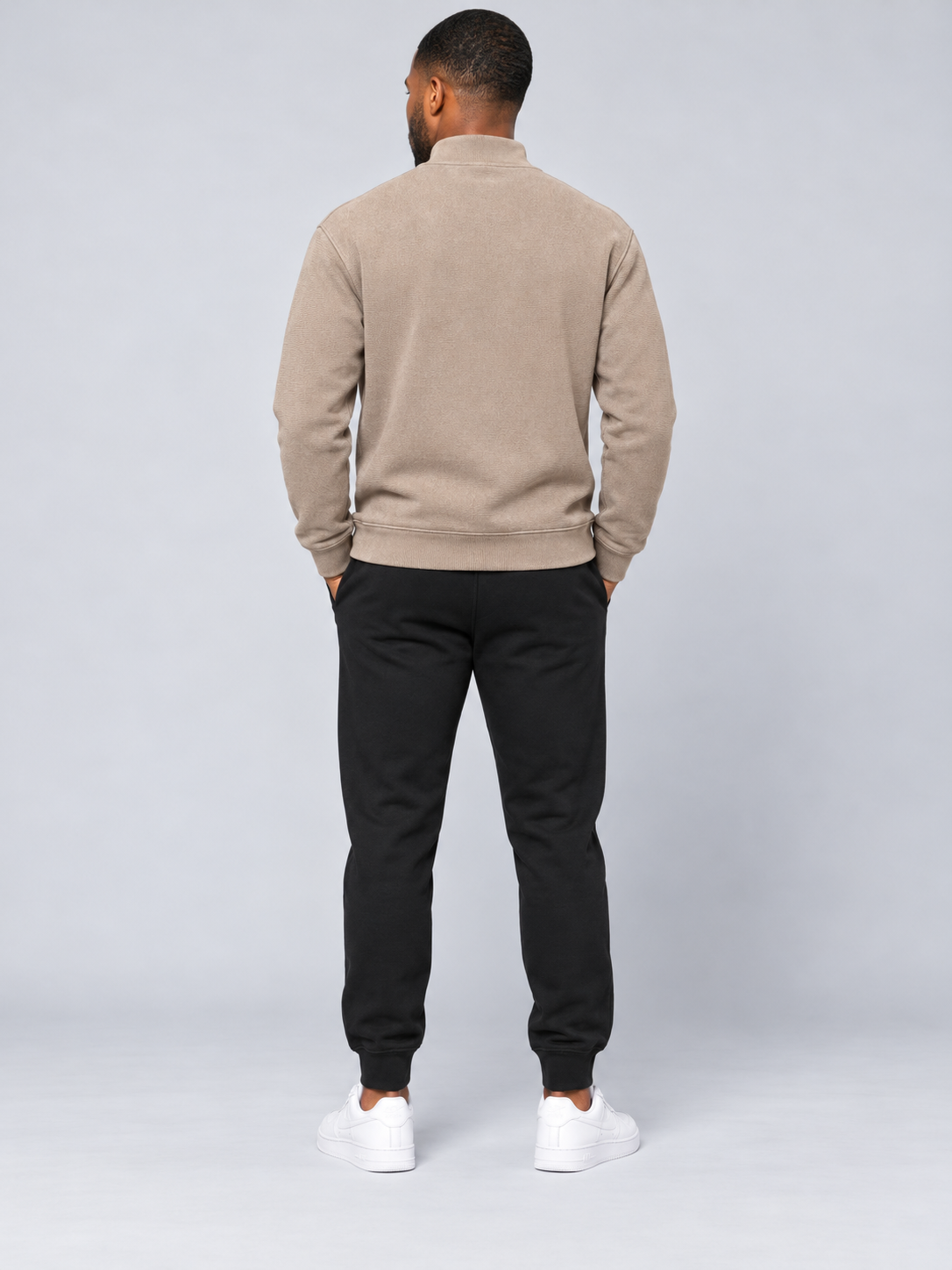 Beige Colour Regular Fit  Primium Sweatshirt