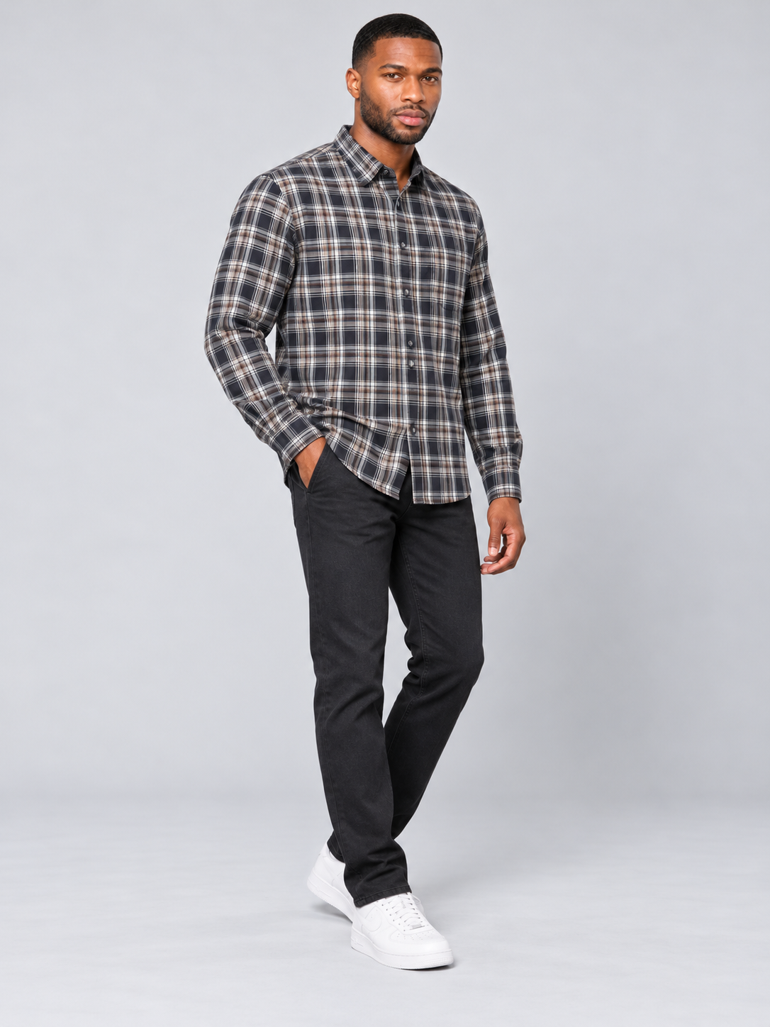 Men’s Premium Checked Casual Shirt
