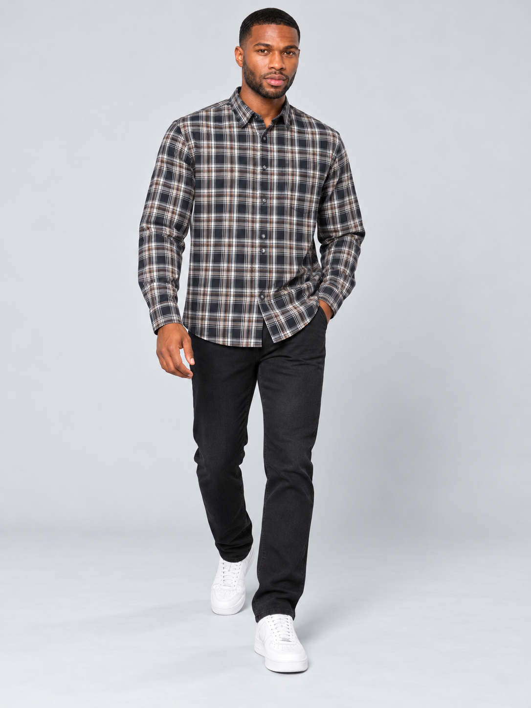 Men’s Premium Checked Casual Shirt