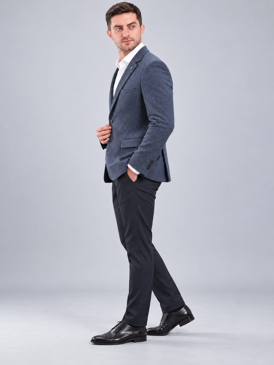 Men’s Premium Stylish Blazer Classic Single-Breasted Blazer