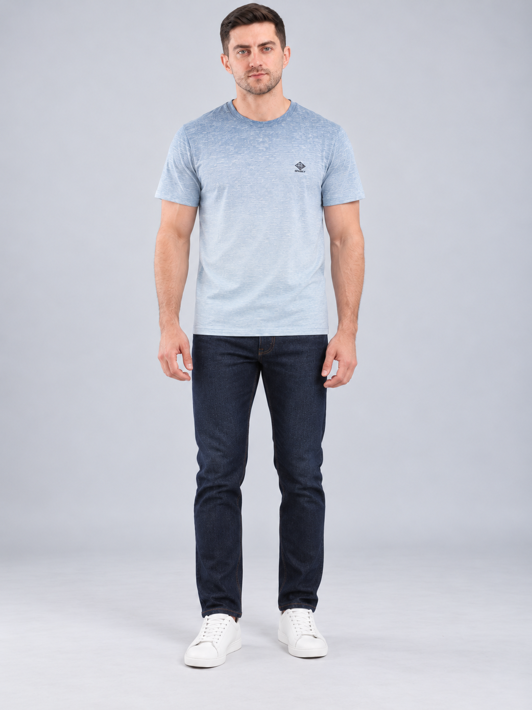 Men’s Premium Cotton Blend Half Sleeve T-Shirt