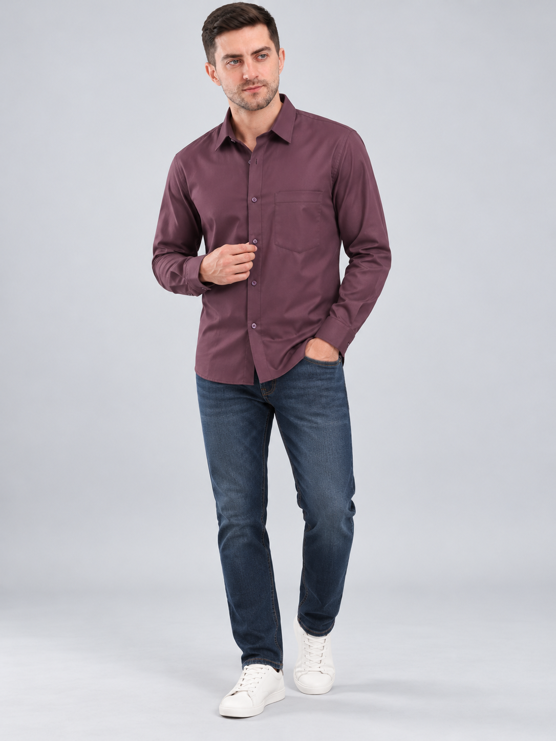 Men’s Premium Plain Casual Shirt