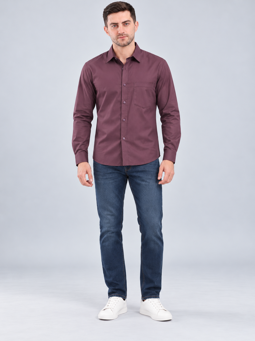Men’s Premium Plain Casual Shirt