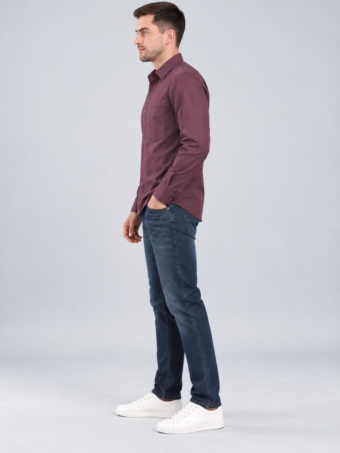 Men’s Premium Plain Casual Shirt