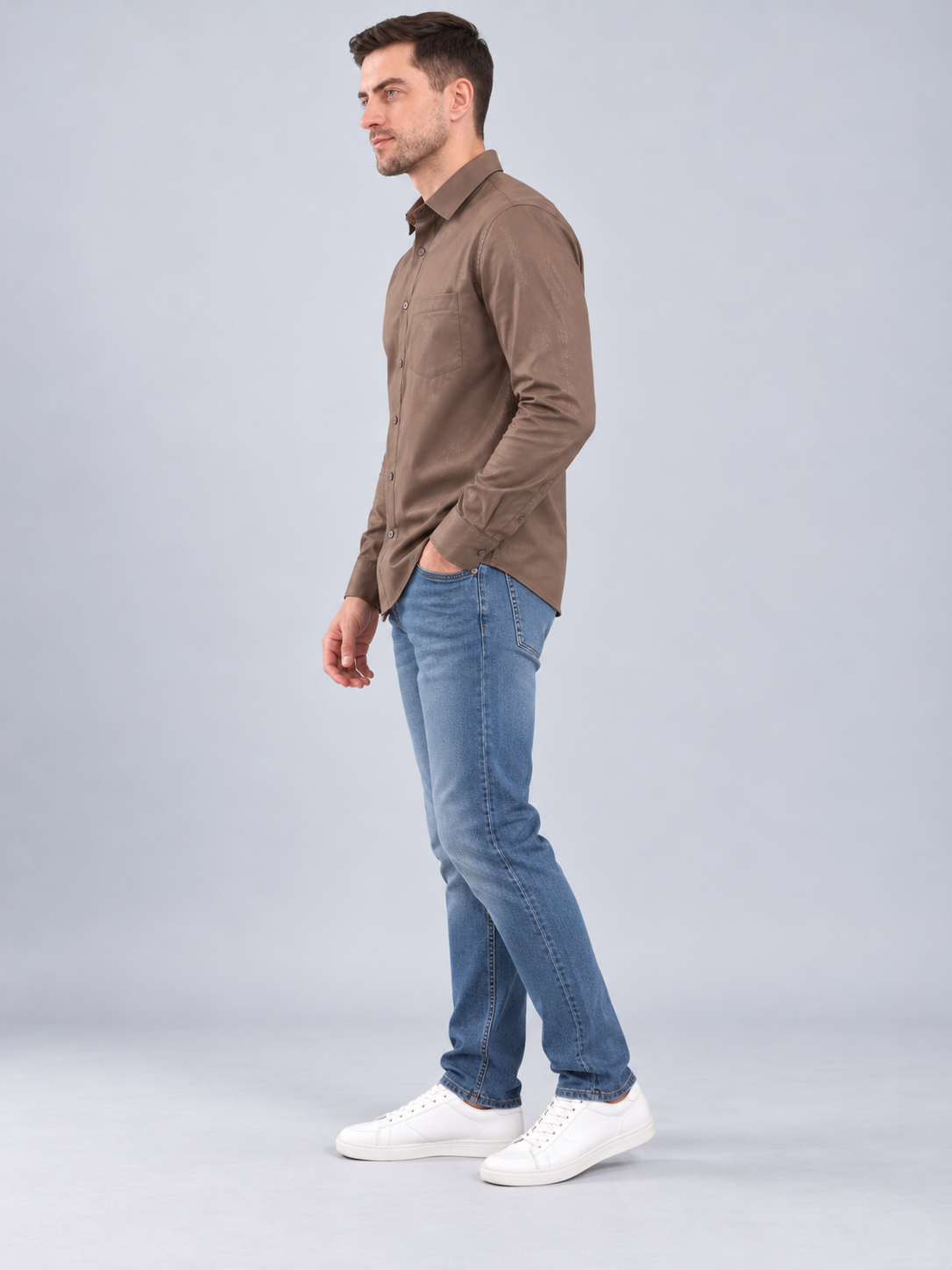 Men’s Premium Plain Casual Shirt