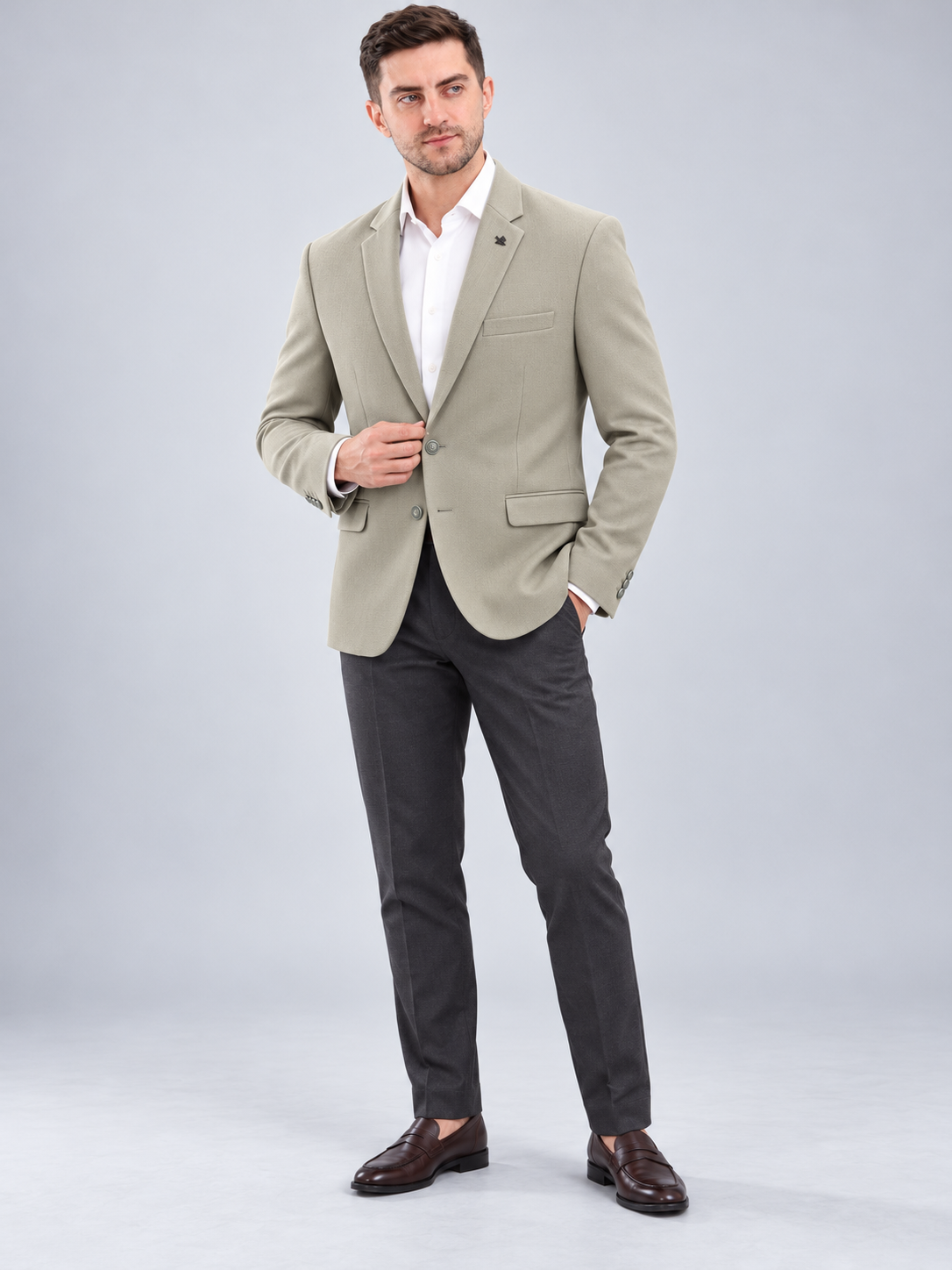 Men’s Premium Stylish Blazer Classic Single-Breasted Blazer