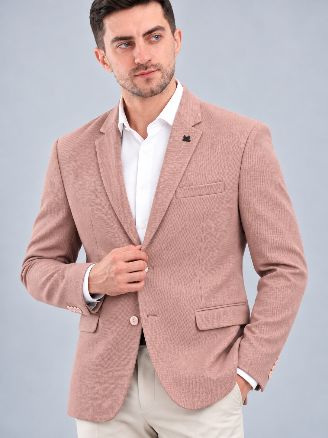 Men’s Premium Stylish Blazer Classic Single-Breasted Blazer