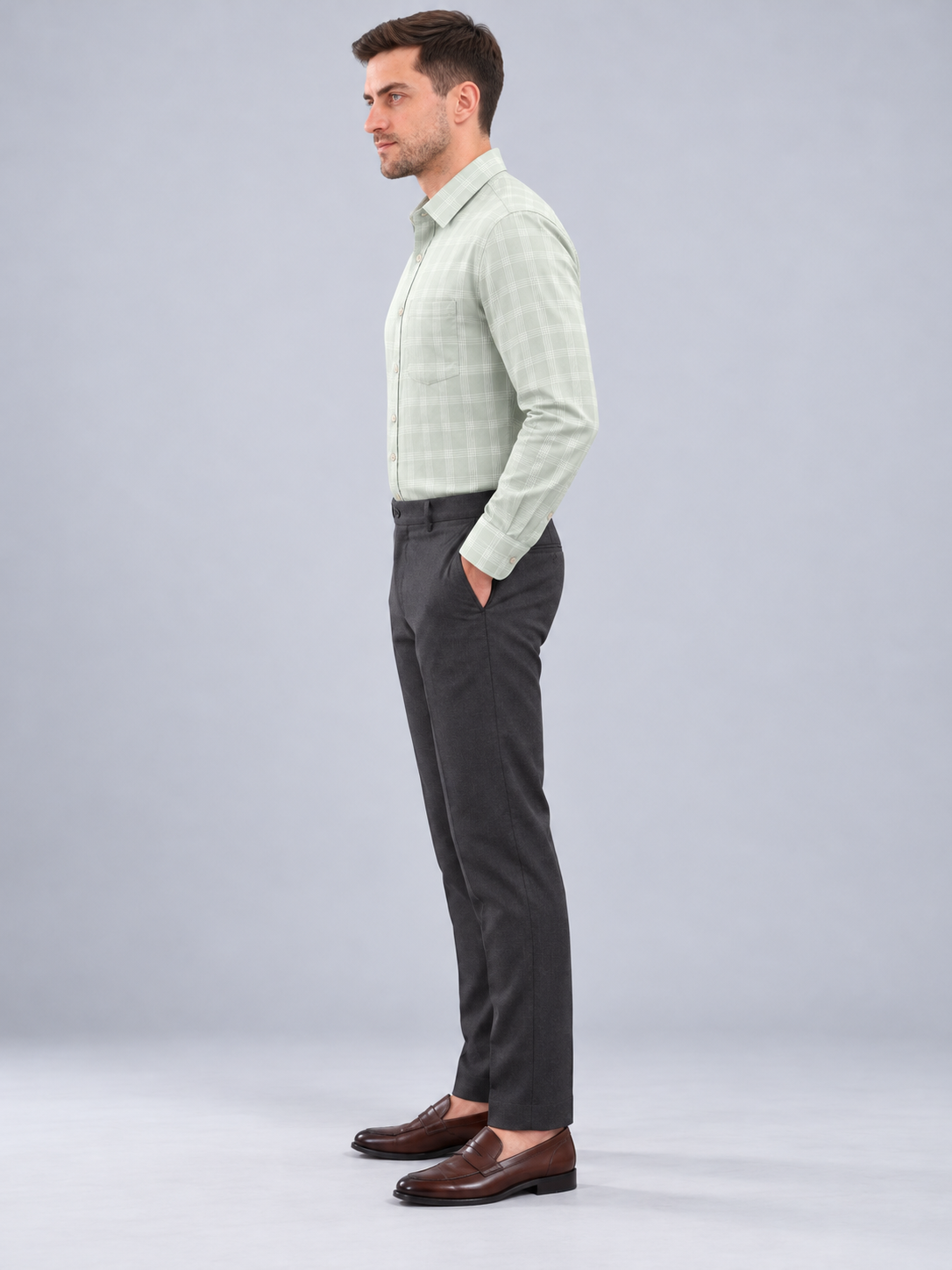 Men’s Premium Checked Formal Shirt