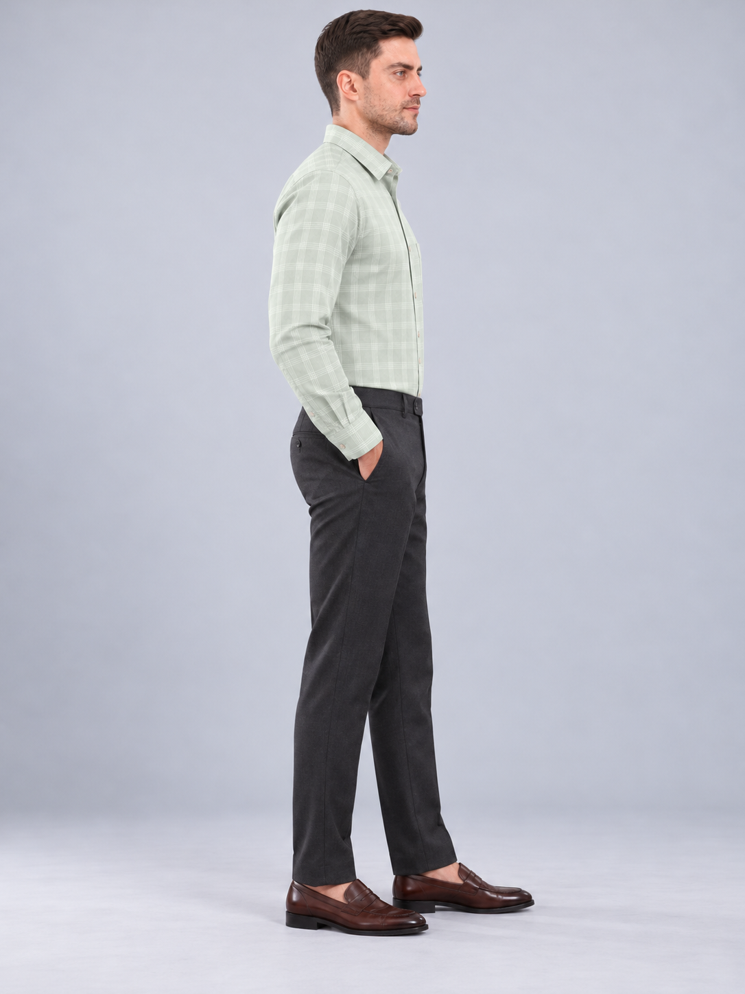 Men’s Premium Checked Formal Shirt