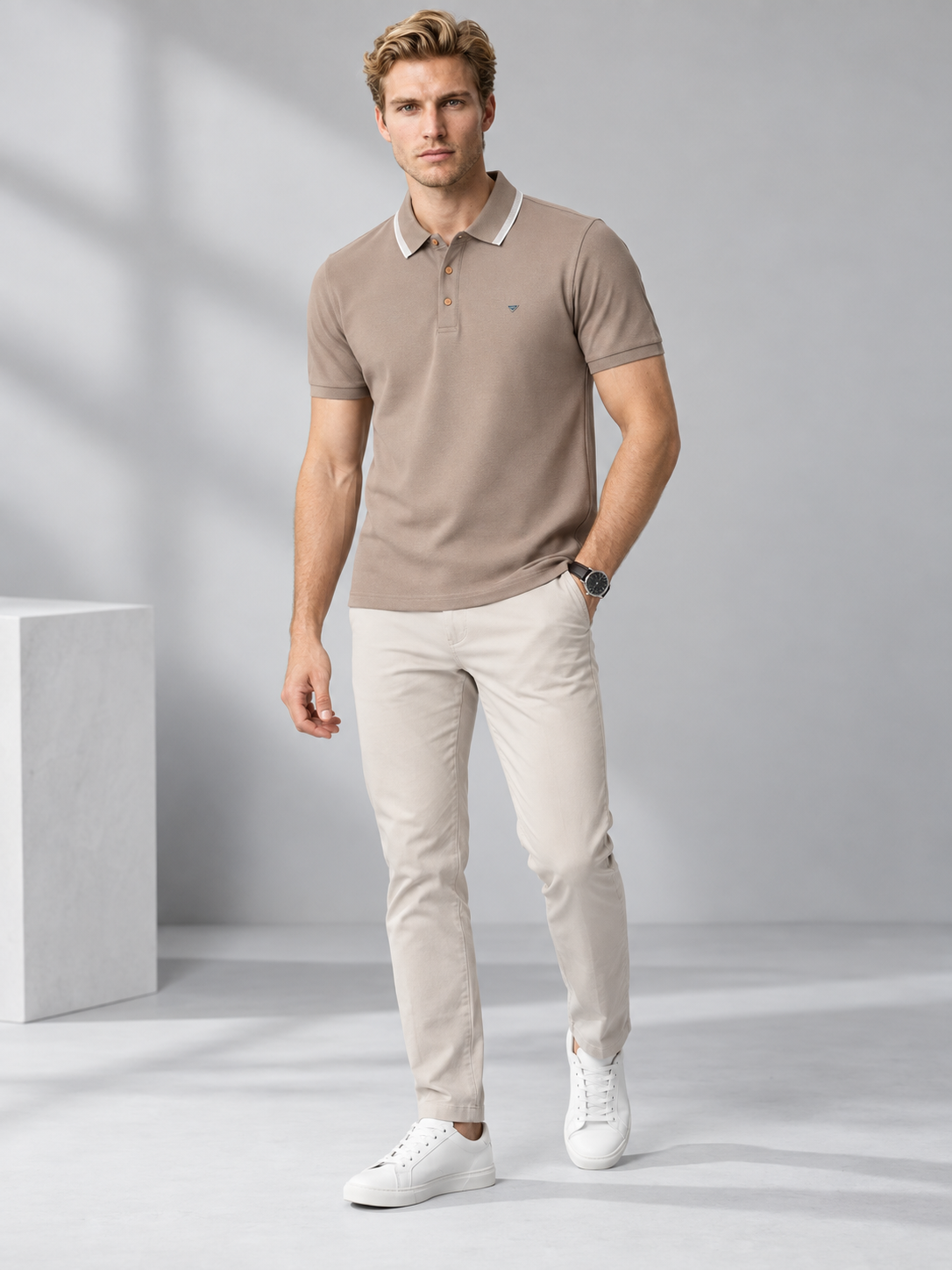 Men’s Premium Cotton Blend Half Sleeve T-Shirt