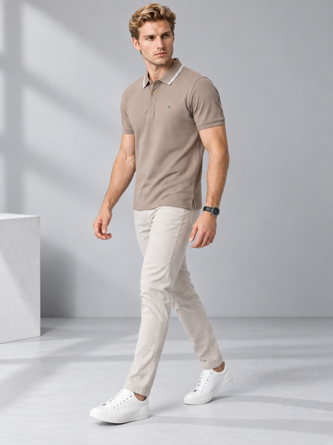 Men’s Premium Cotton Blend Half Sleeve T-Shirt