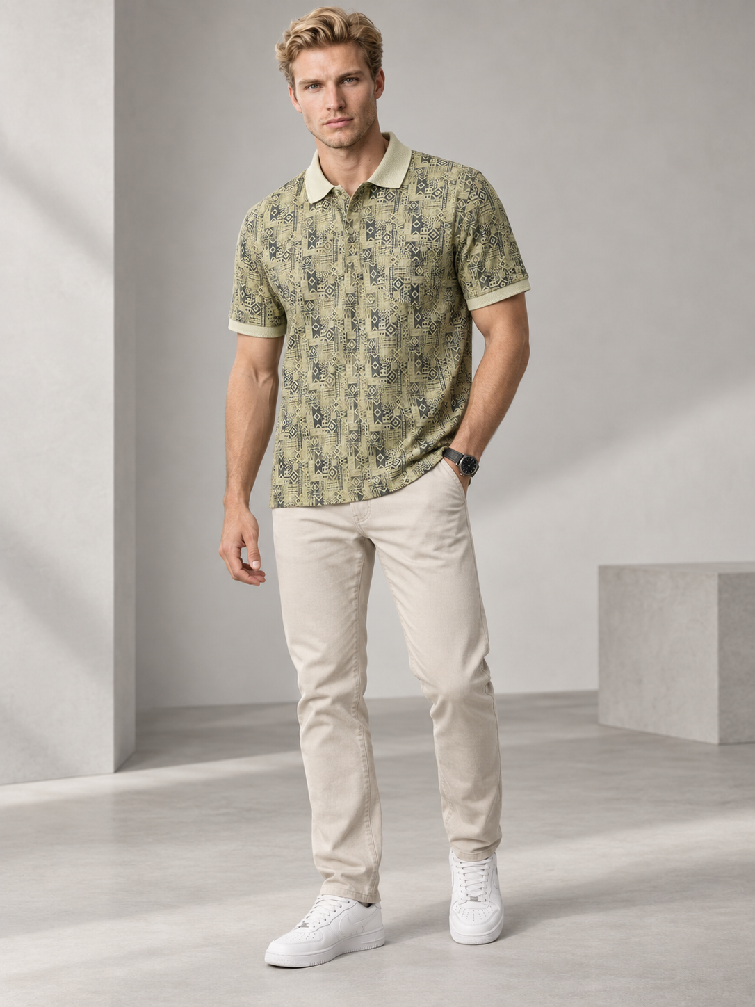 Men’s Premium Cotton Blend Half Sleeve T-Shirt