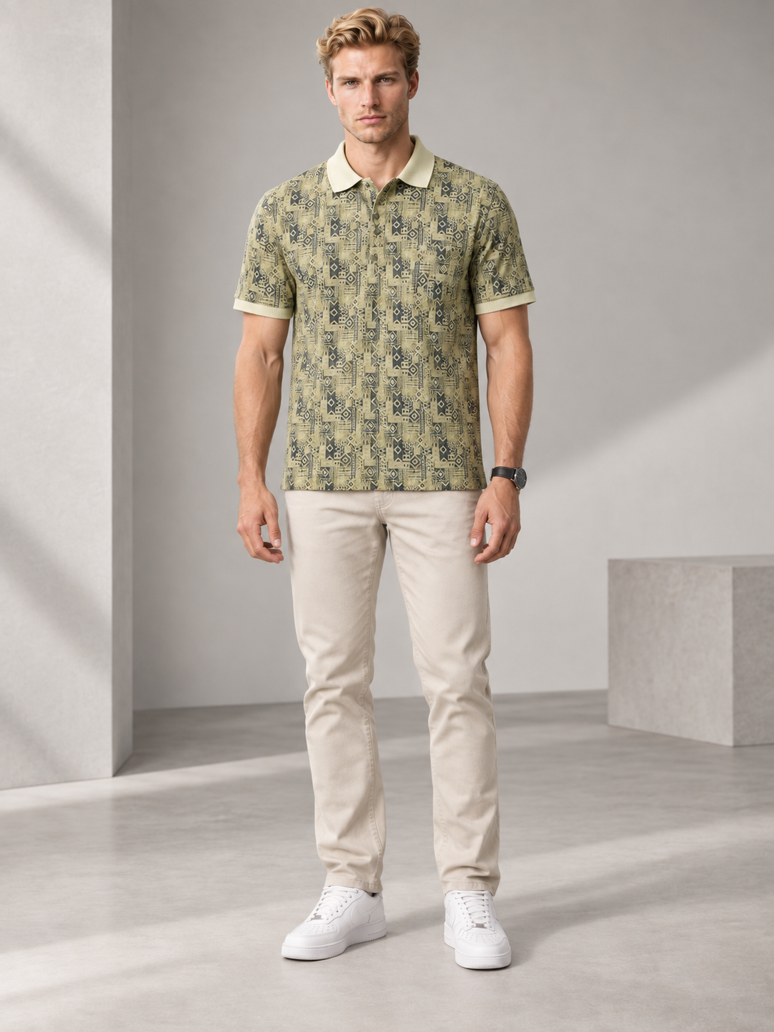 Men’s Premium Cotton Blend Half Sleeve T-Shirt