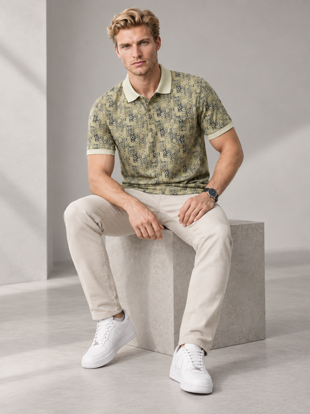 Men’s Premium Cotton Blend Half Sleeve T-Shirt