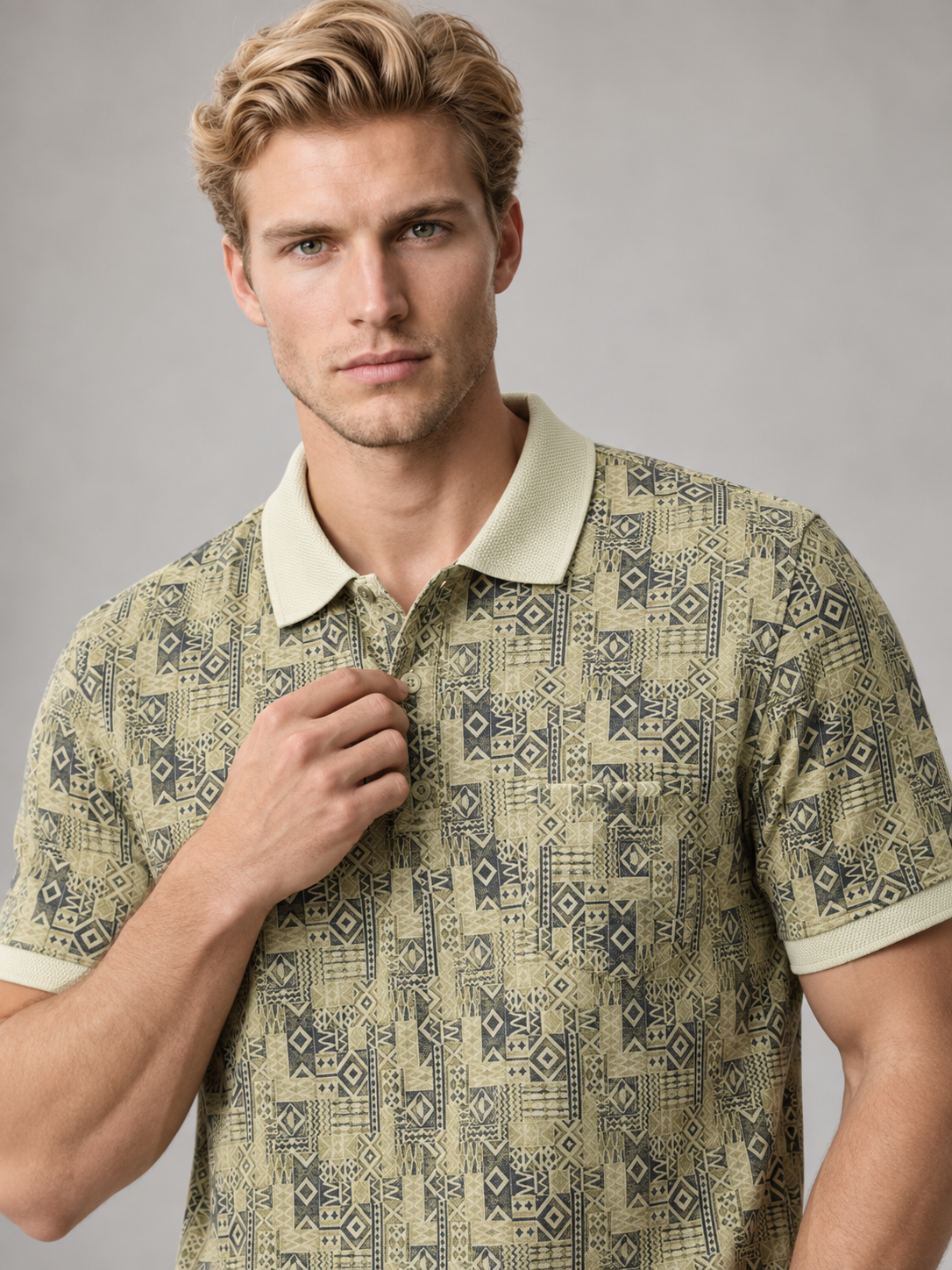 Men’s Premium Cotton Blend Half Sleeve T-Shirt