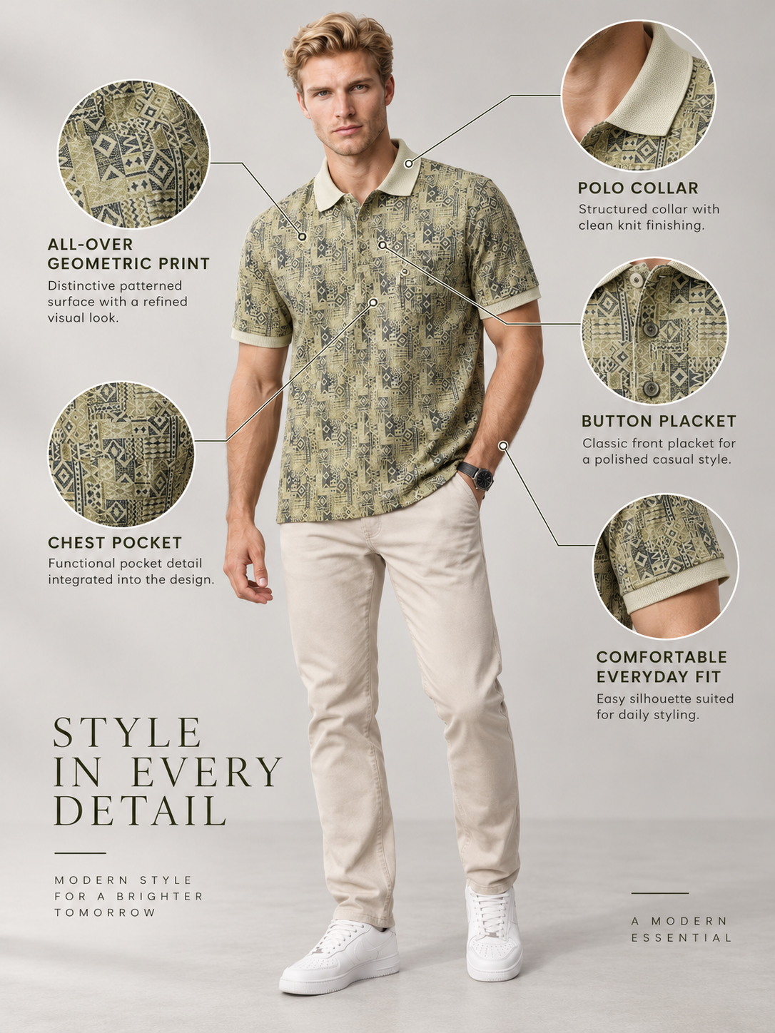Men’s Premium Cotton Blend Half Sleeve T-Shirt