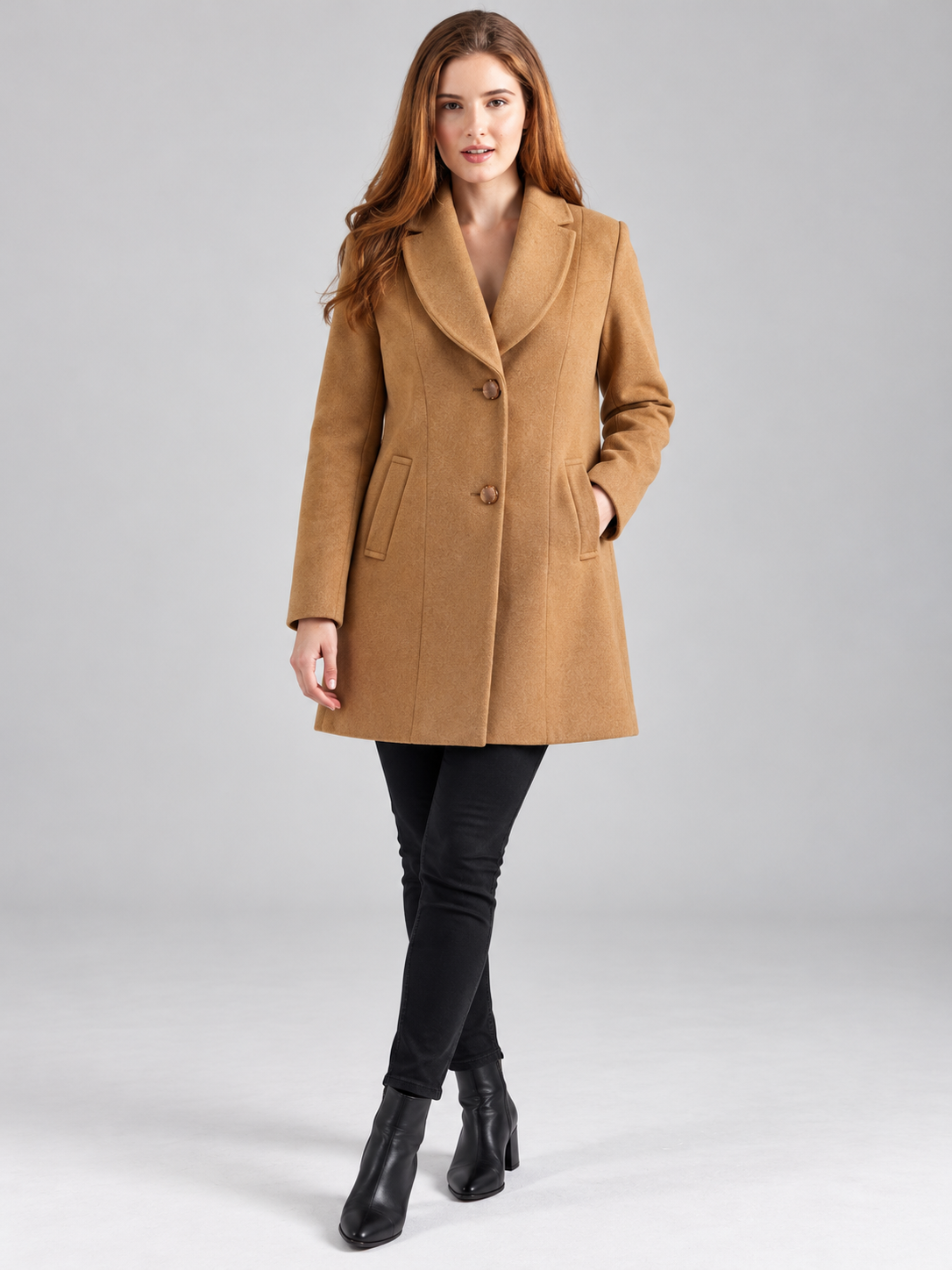 Women’s Premium Long Blazer with Shawl Collar
