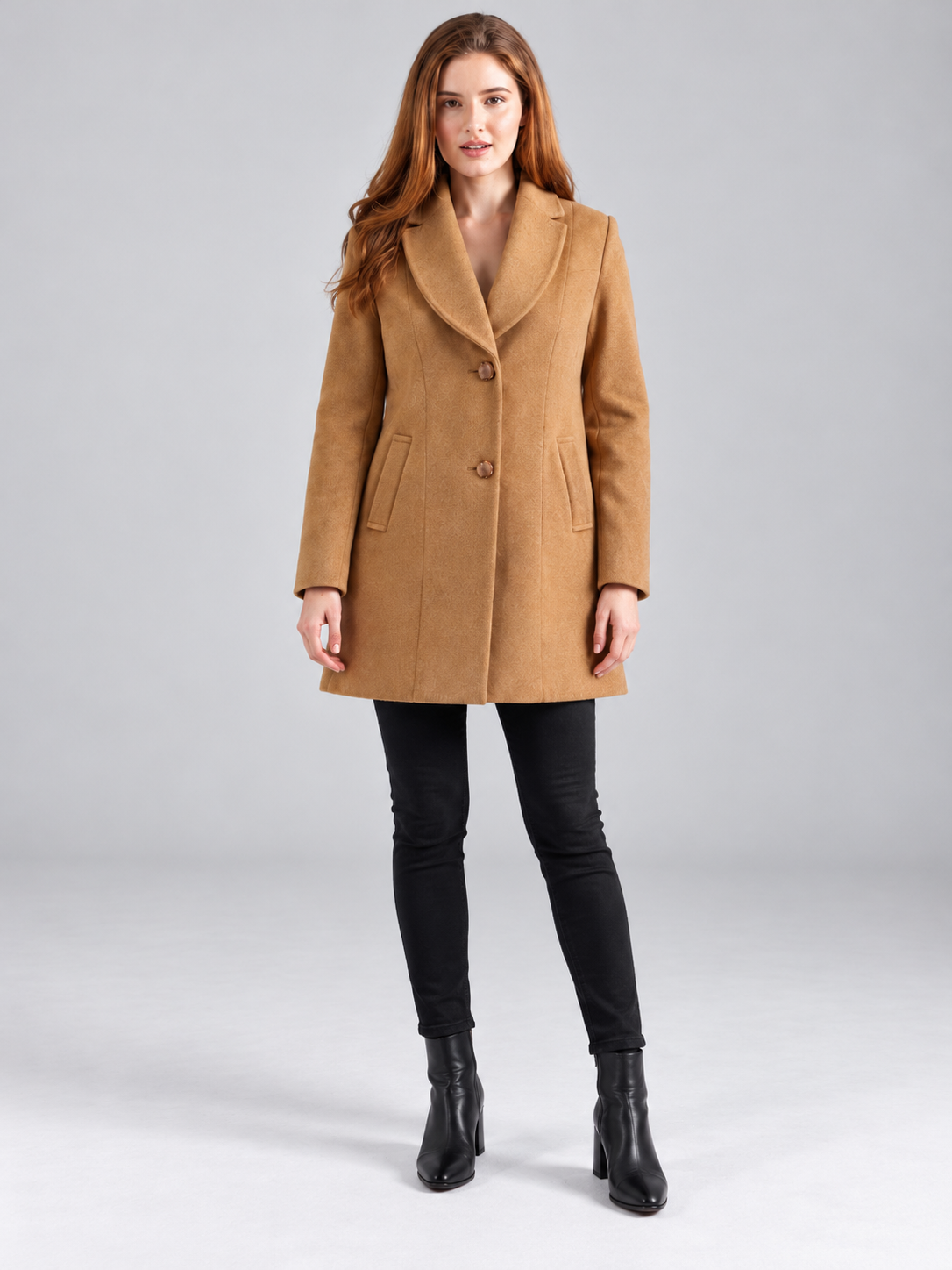 Women’s Premium Long Blazer with Shawl Collar