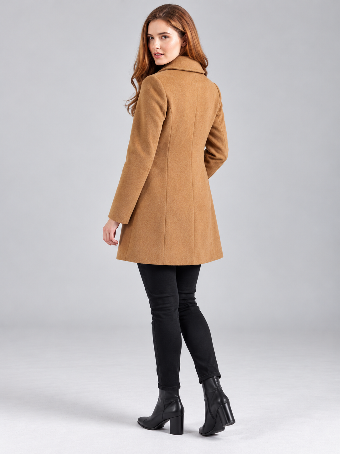 Women’s Premium Long Blazer with Shawl Collar