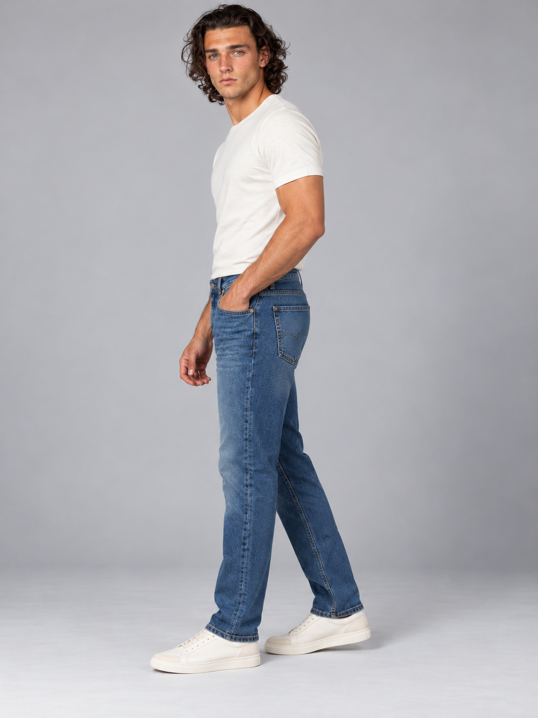 Men’s Premium Straight Fit Classic Denim Jeans