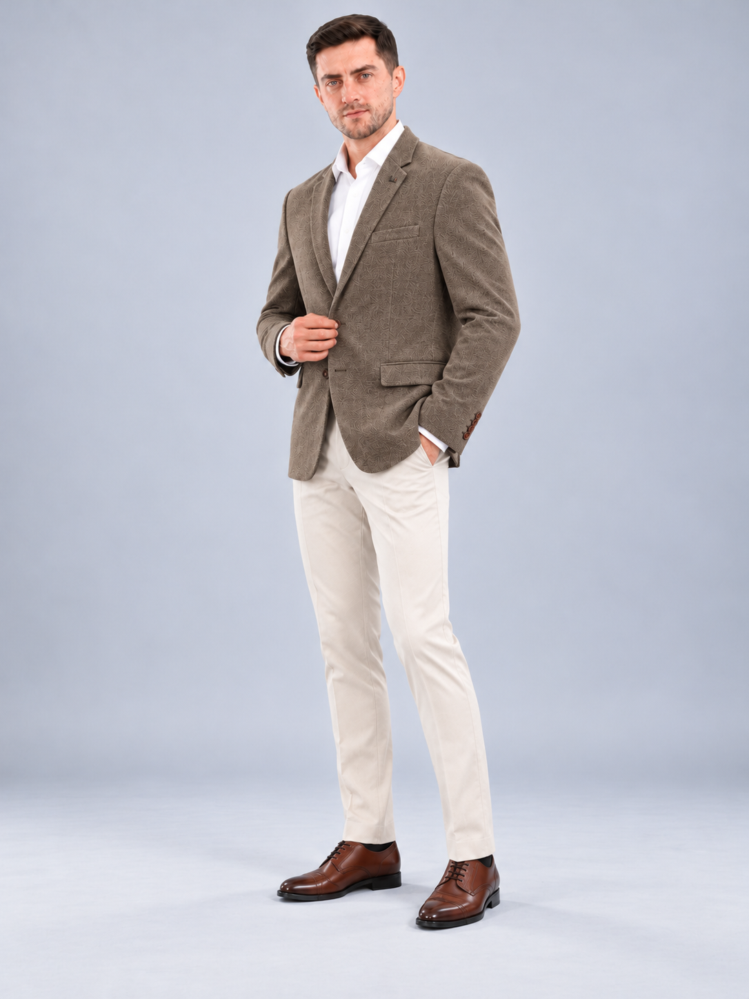 Men’s Premium Stylish Blazer Classic Single-Breasted Blazer