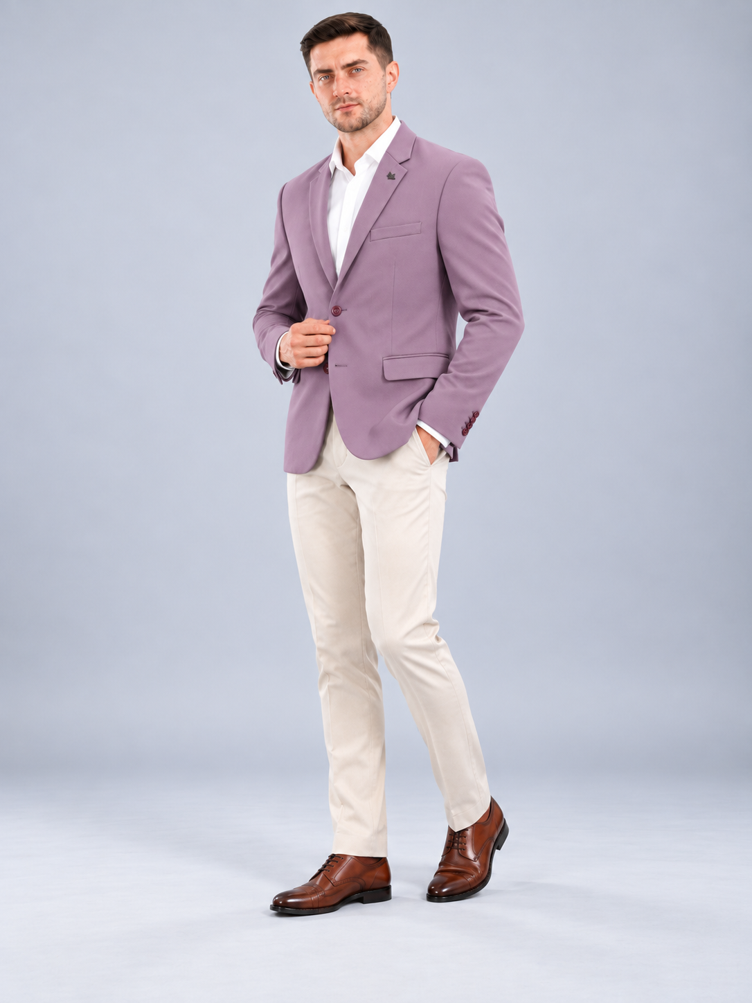 Men’s Premium Stylish Blazer Classic Single-Breasted Blazer