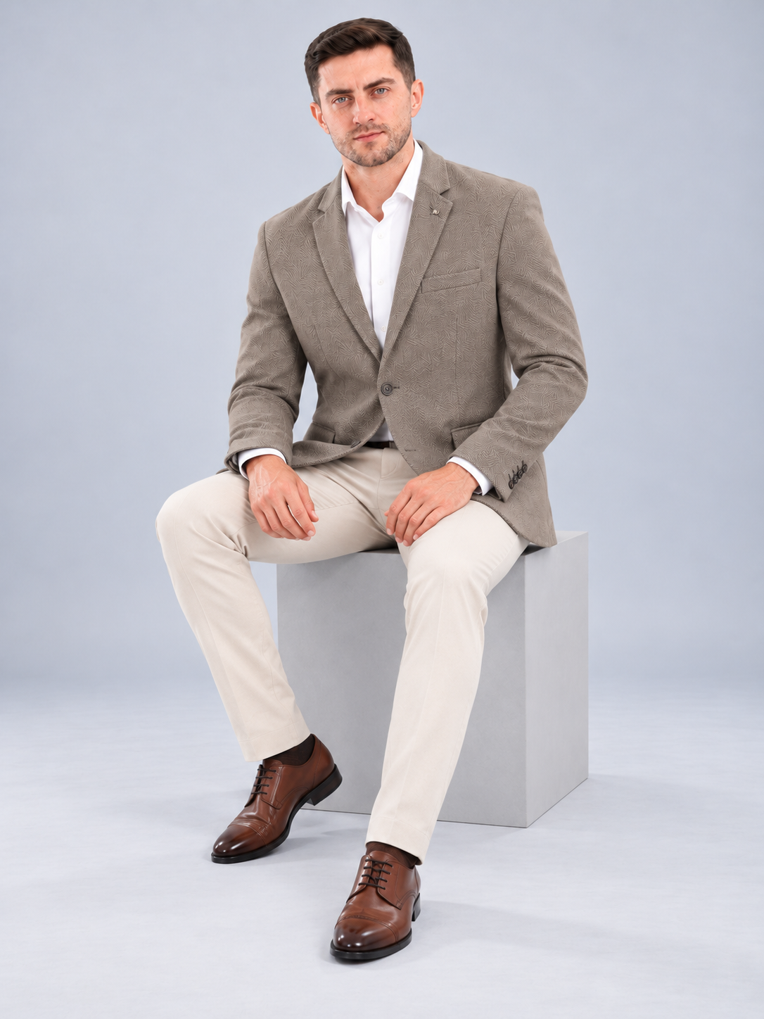 Men’s Premium Stylish Blazer Classic Single-Breasted Blazer