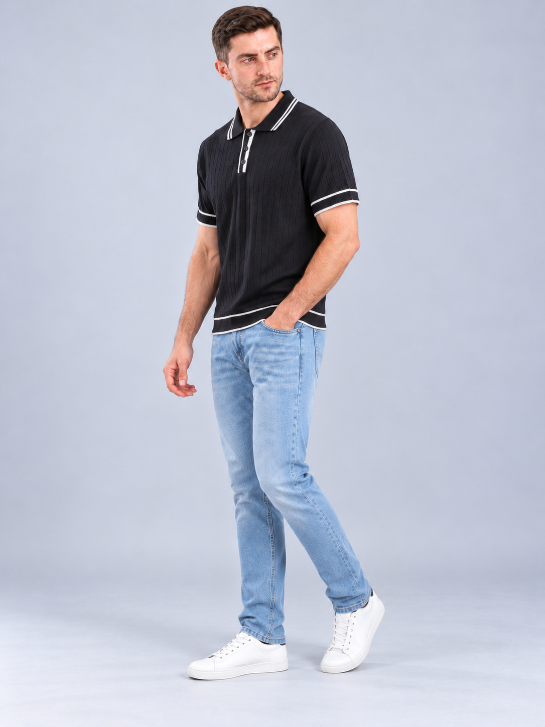Men’s Premium Cotton Blend Half Sleeve T-Shirt