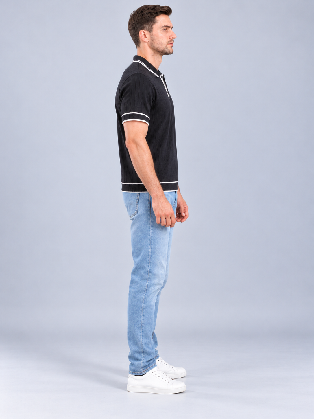 Men’s Premium Cotton Blend Half Sleeve T-Shirt