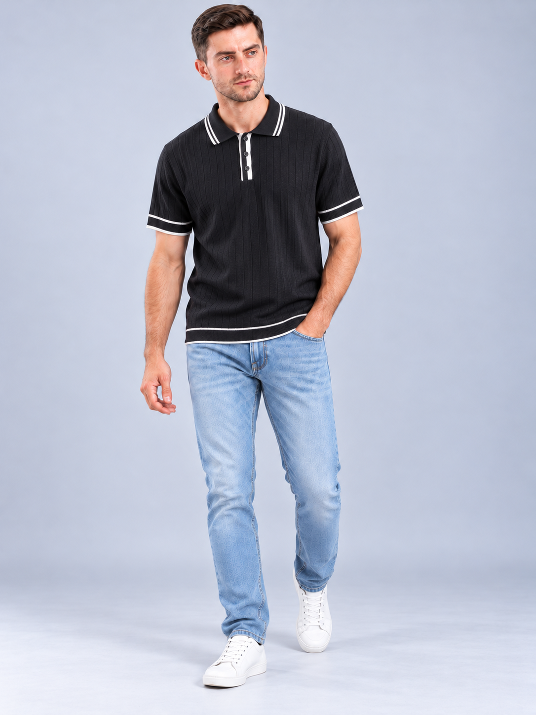 Men’s Premium Cotton Blend Half Sleeve T-Shirt