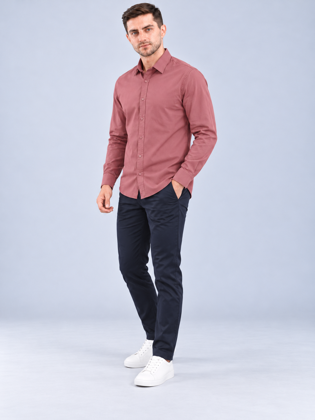 Men’s Premium Plain Casual Shirt