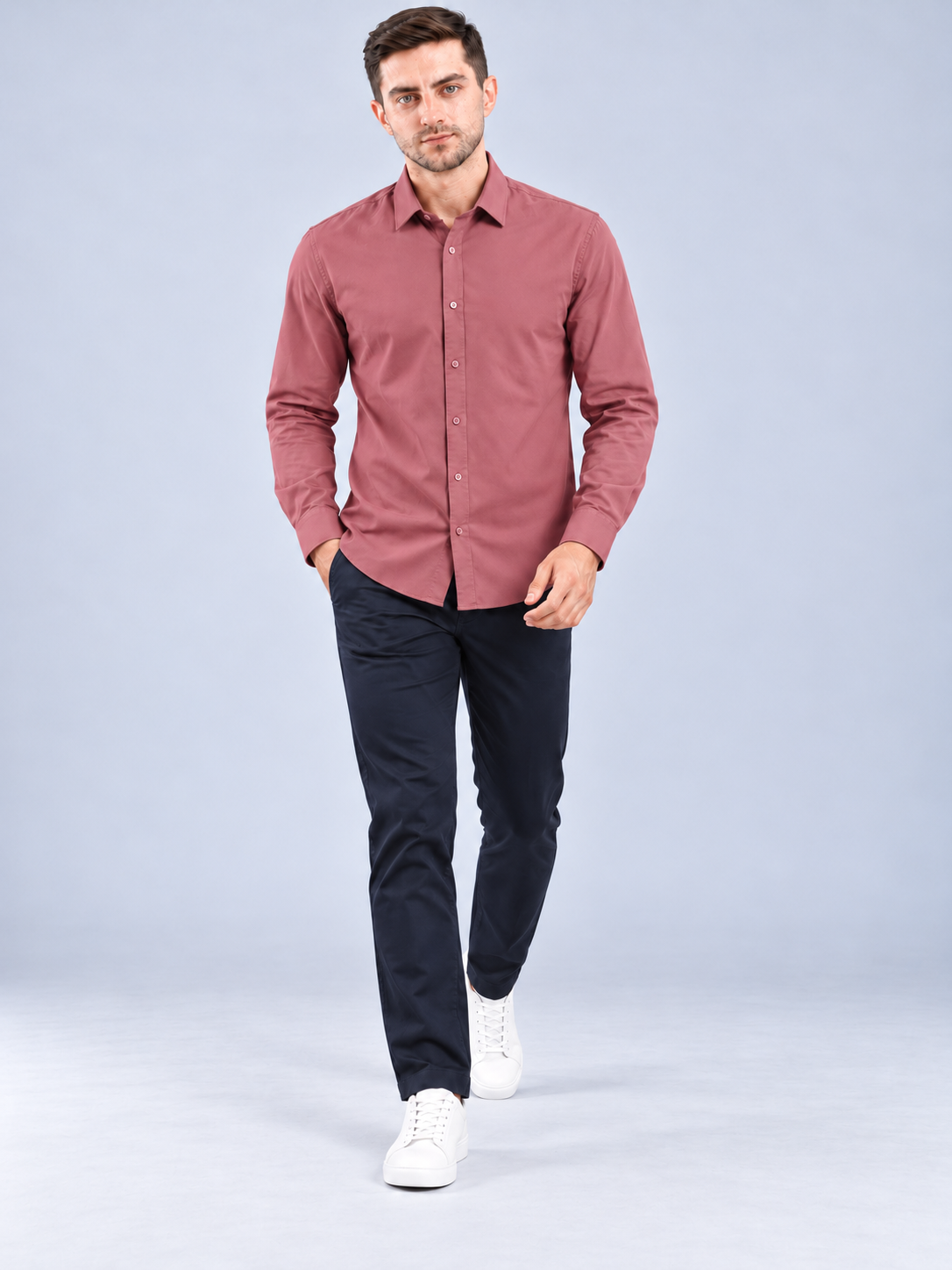 Men’s Premium Plain Casual Shirt