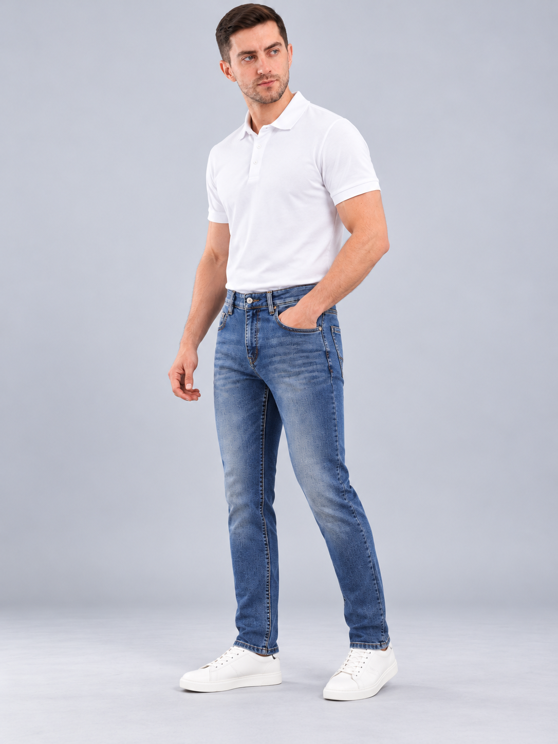 Men's Premium Narrow Fit Denim Jeans