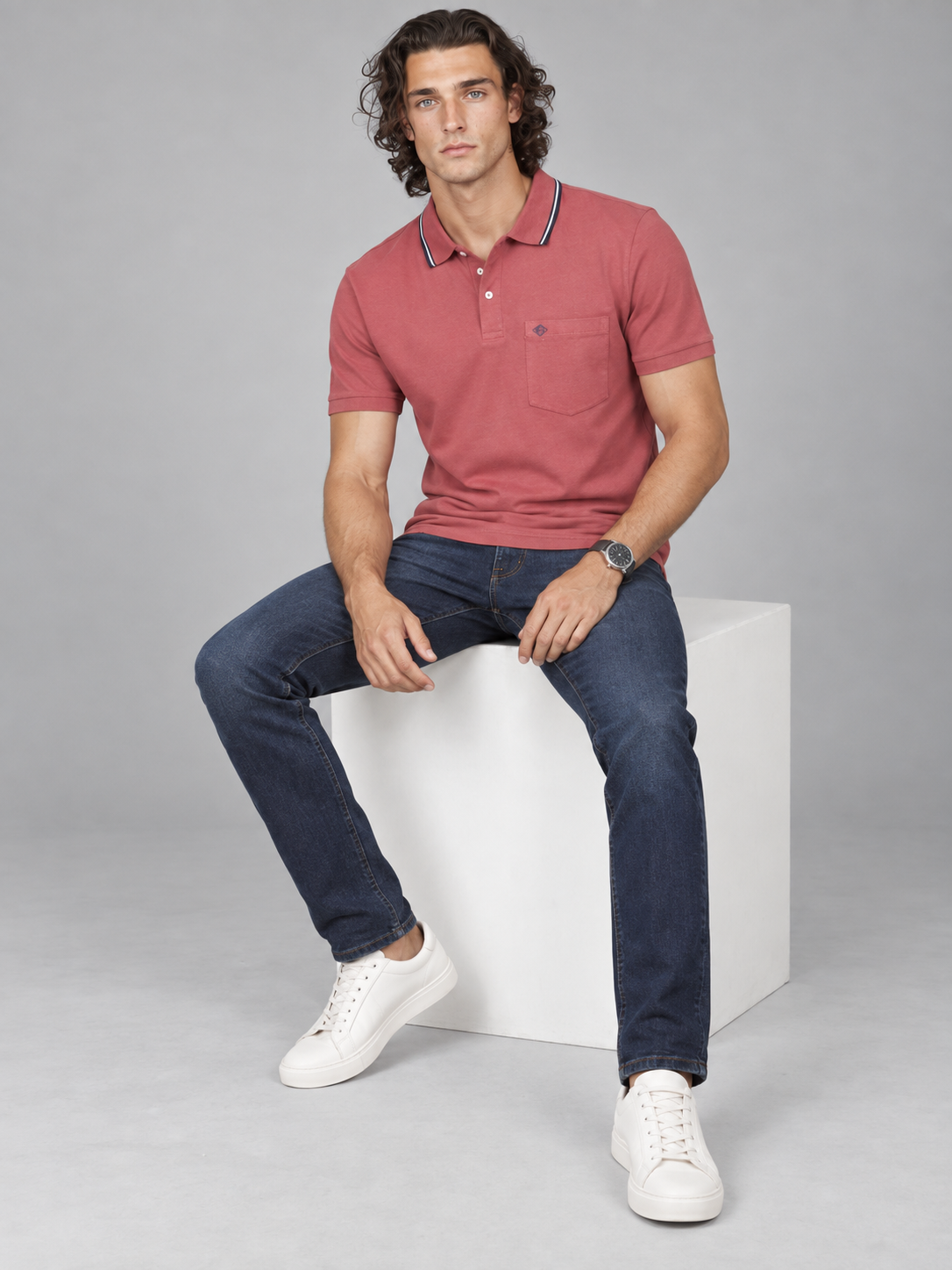 Men’s Premium Cotton Blend Half Sleeve T-Shirt