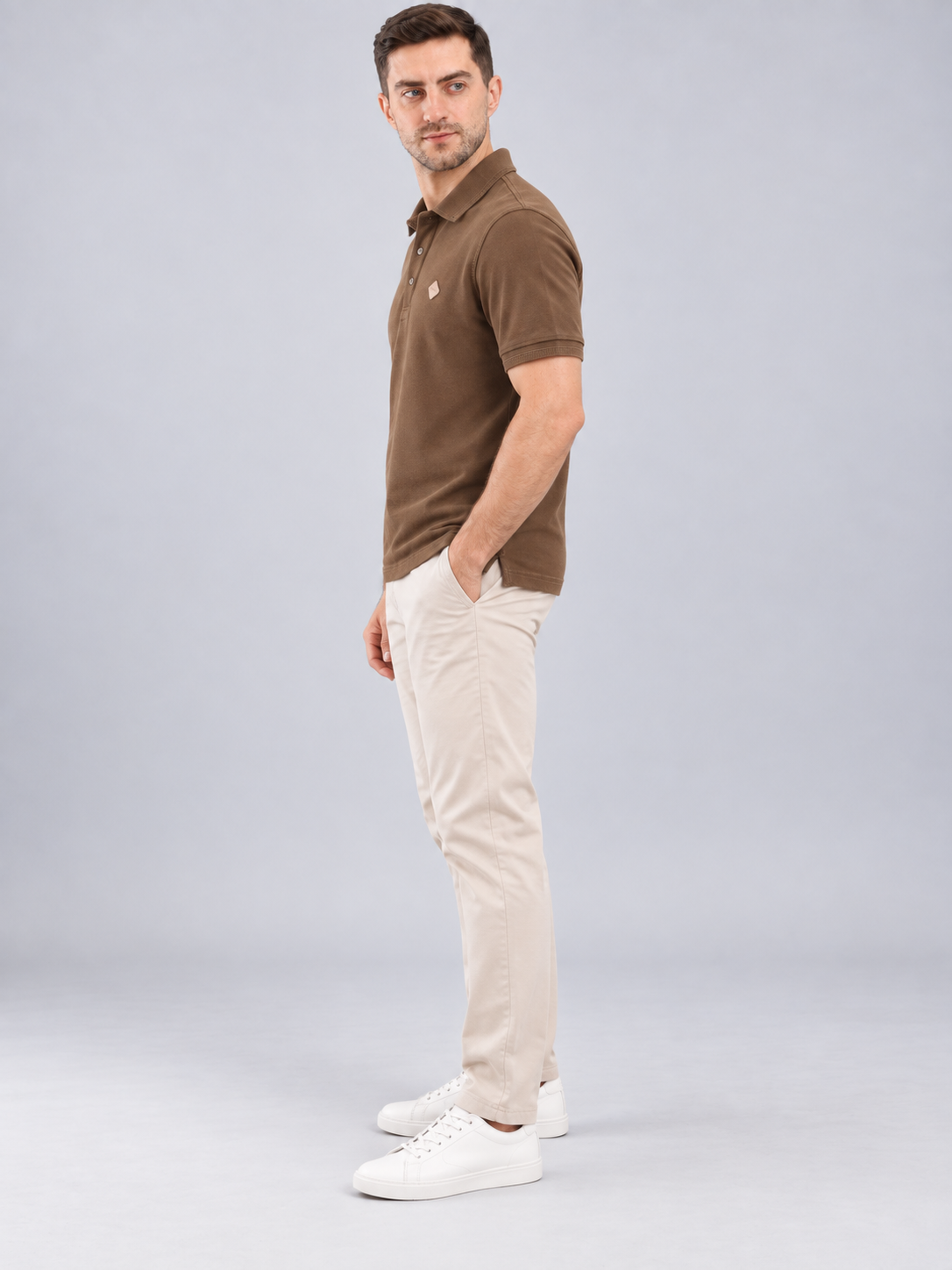 Men’s Premium Cotton Blend Half Sleeve T-Shirt