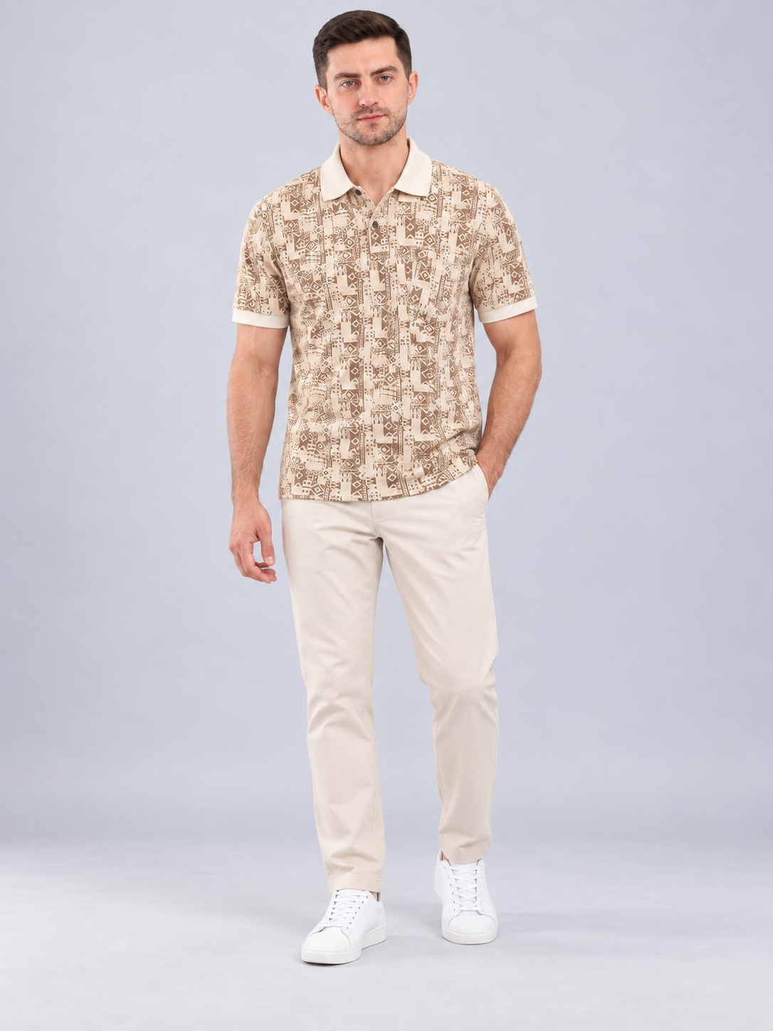 Men’s Premium Cotton Blend Half Sleeve T-Shirt