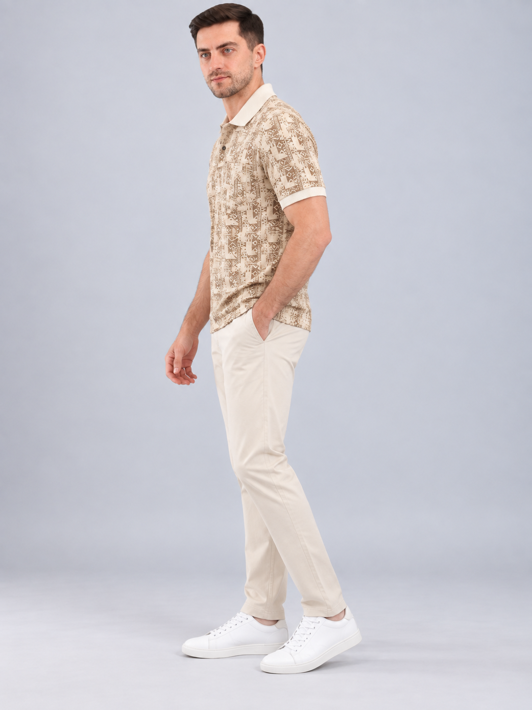 Men’s Premium Cotton Blend Half Sleeve T-Shirt