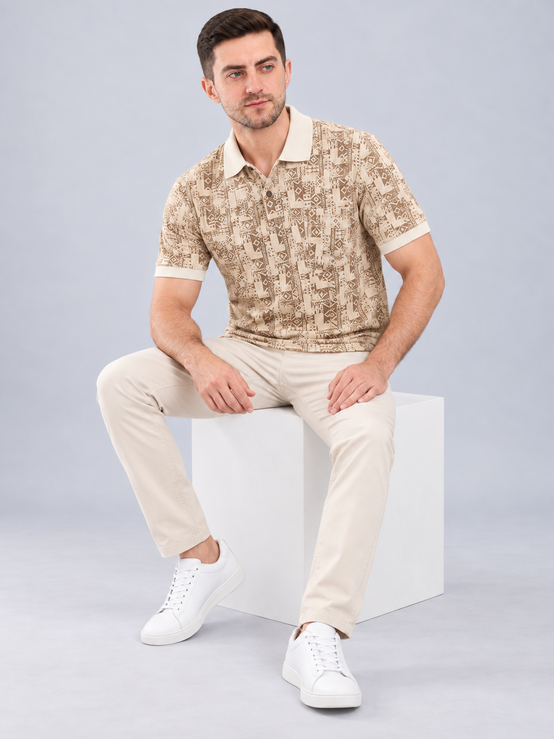 Men’s Premium Cotton Blend Half Sleeve T-Shirt
