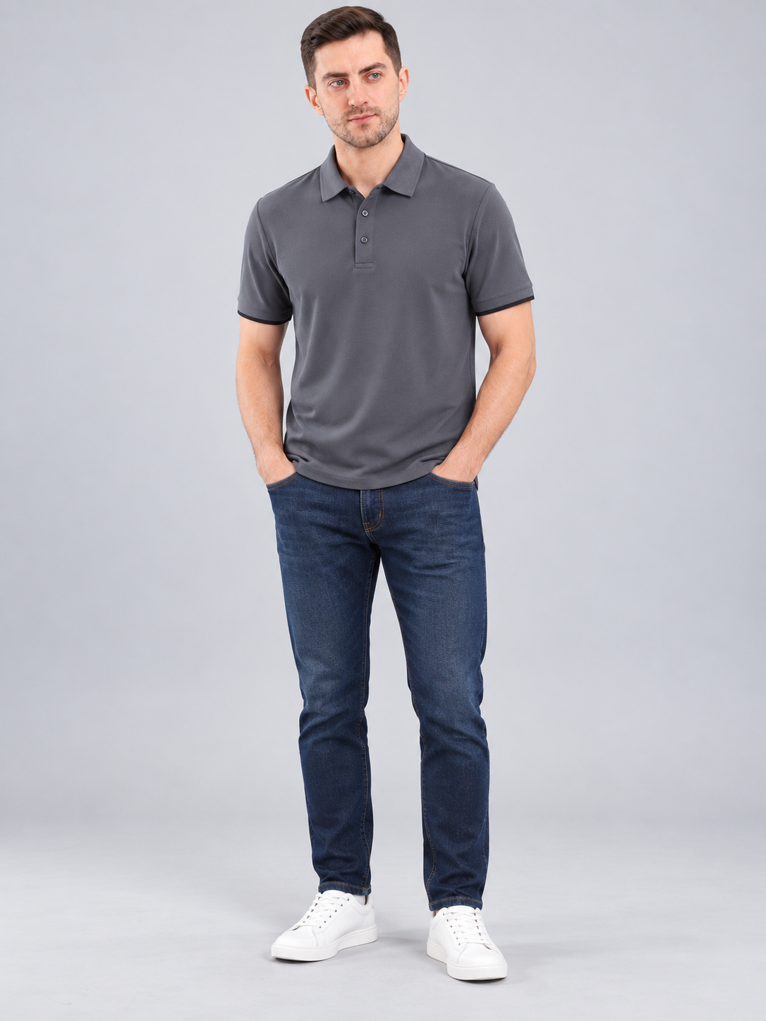 Men’s Premium Cotton Blend Half Sleeve T-Shirt