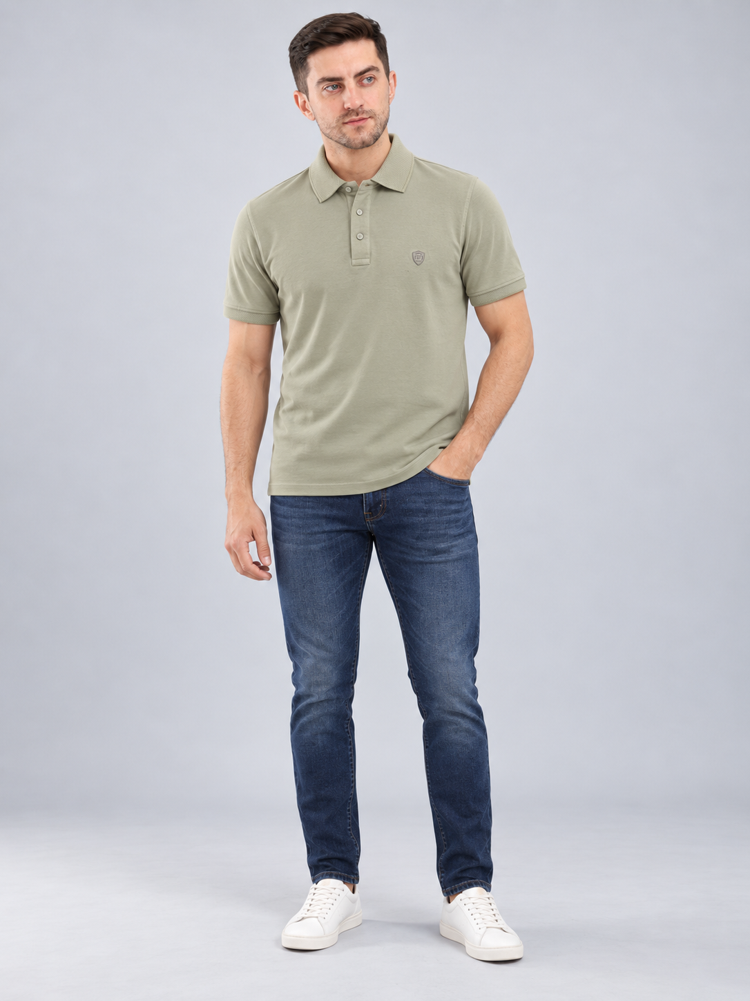 Men’s Premium Cotton Blend Half Sleeve T-Shirt